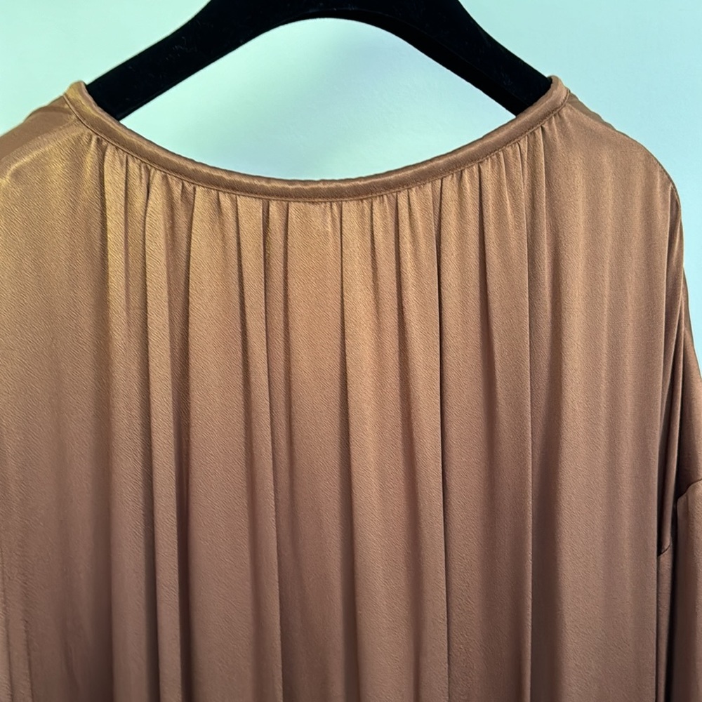 By Malene Birger NWT Lemona dress in bronze viscose size L / 44 - Picture 5 of 12